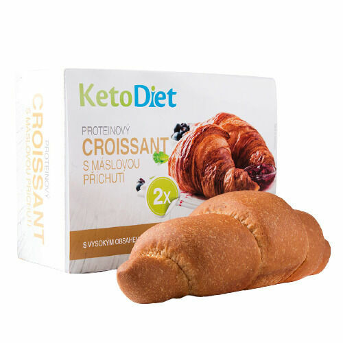 Keto Diet  KetoDiet Proteinový croissant s máslovou příchutí 2ks porovnat ceny