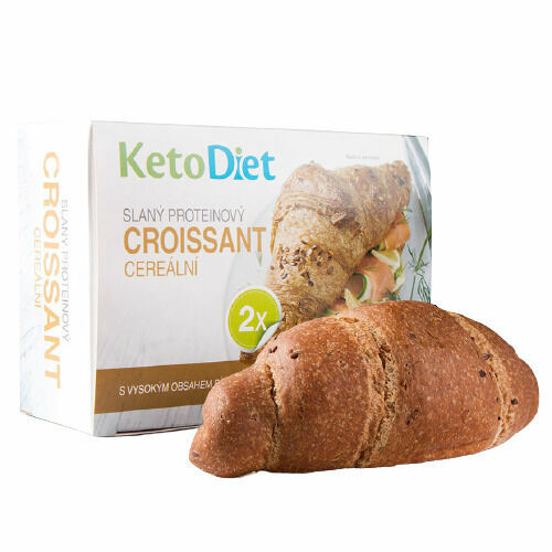 Keto Diet  KetoDiet Proteinový croissant cereální slaný 2ks porovnat ceny