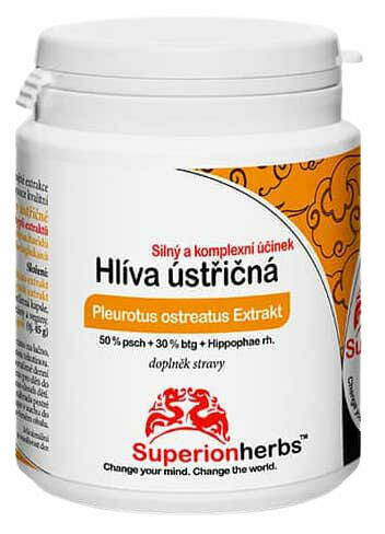 Superionherbs Hlíva ústřičná 90 kapslí porovnat ceny