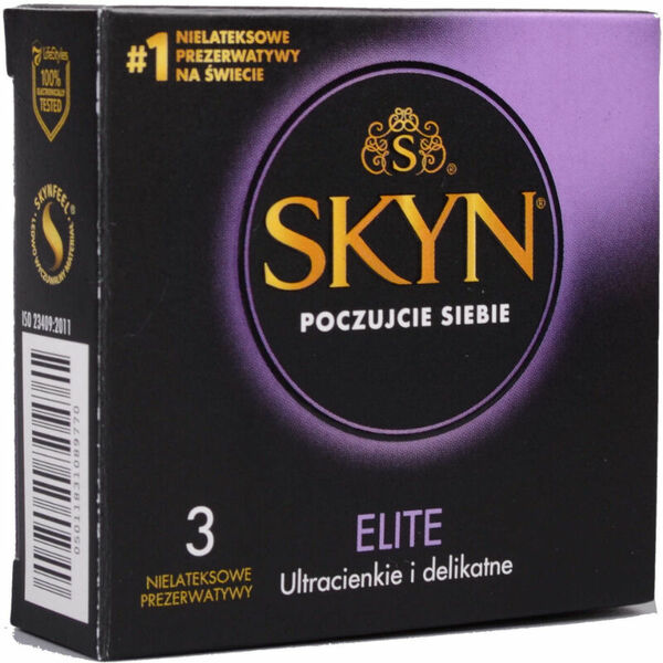 SKYN Elite – bezlatexové kondomy (3 ks) porovnat ceny