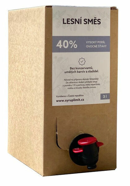 Syrup Limit - Lesní směs, BAG IN BOX 3000ml porovnat ceny