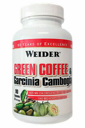 Weider Green Coffee & Garcinia Cambogia, 90 kps porovnat ceny