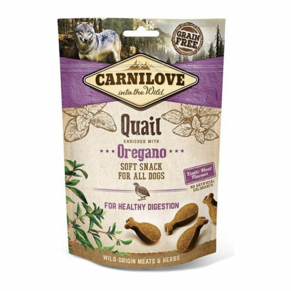 CARNILOVE Dog Semi Moist Snack Quail&Oregano 200g porovnat ceny