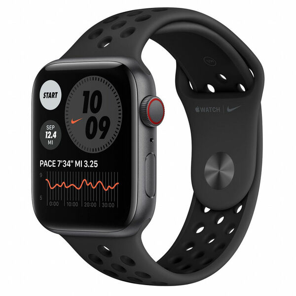 Apple Watch Nike SE GPS + Cellular, 44mm Space Gray Aluminium Case, Anthracite/Black Nike Sport Band, Regular 1ks porovnat ceny