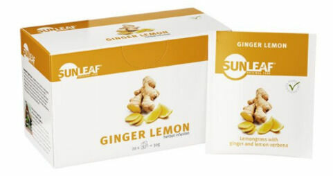 SUNLEAF Bylinkový čaj Zázvor a citron 20 sáčků porovnat ceny