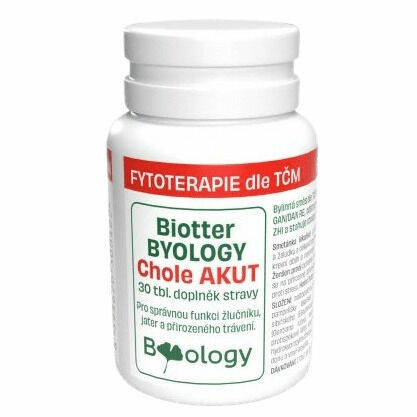 Biotter BYOLOGY Chole AKUT tbl.30 porovnat ceny
