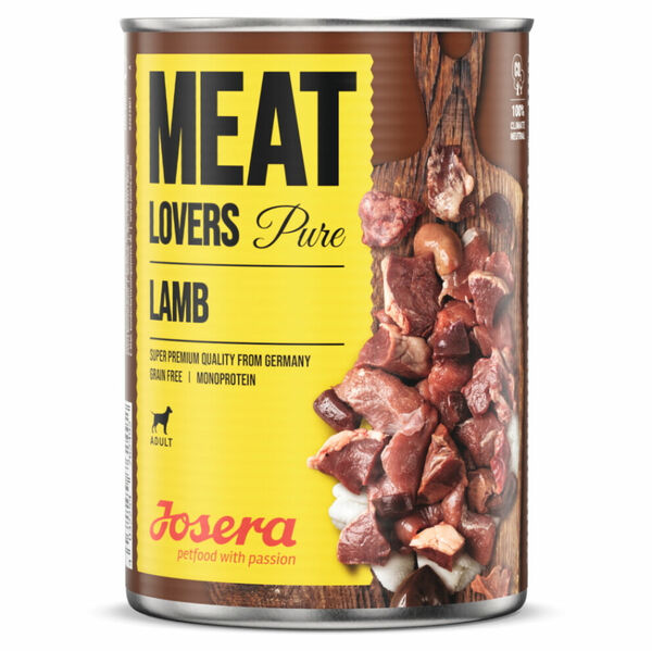 JOSERA Meat Lovers Pure Lamb konzerva pro psy 400 g porovnat ceny
