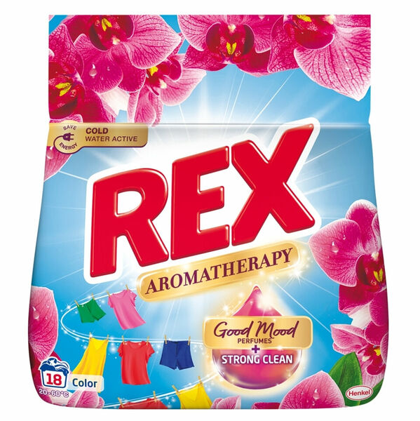 REX Prací prášek Aromatherapy Orchid Color Box 18 praní 990 g porovnat ceny