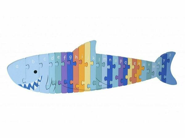 Orange Tree Toys Puzzle s písmeny Žralok porovnat ceny