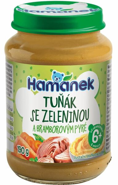 Hamánek Tuňák se zeleninou a bramborem 190g porovnat ceny