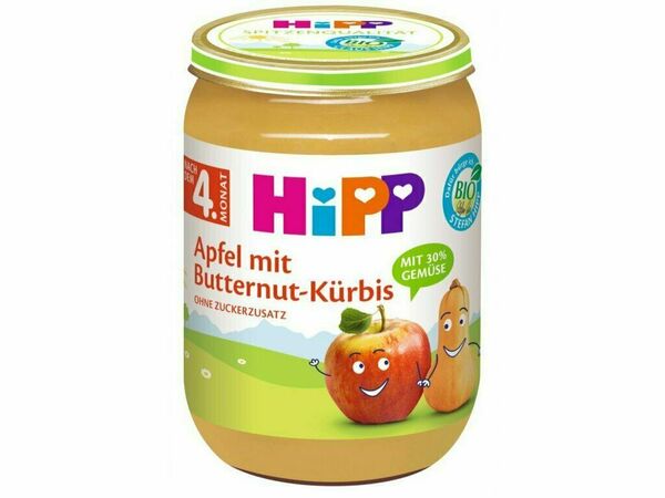 HiPP BIO Jablka s máslovou dýní 190g porovnat ceny
