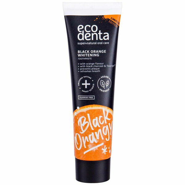 ECODENTA Černá bělicí zubní pasta s pomerančovou příchutí (Black Orange Whitening Toothpaste) 100 ml porovnat ceny