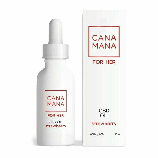 CANAMANA for Her CBD Oil strawberry 10 ml porovnat ceny