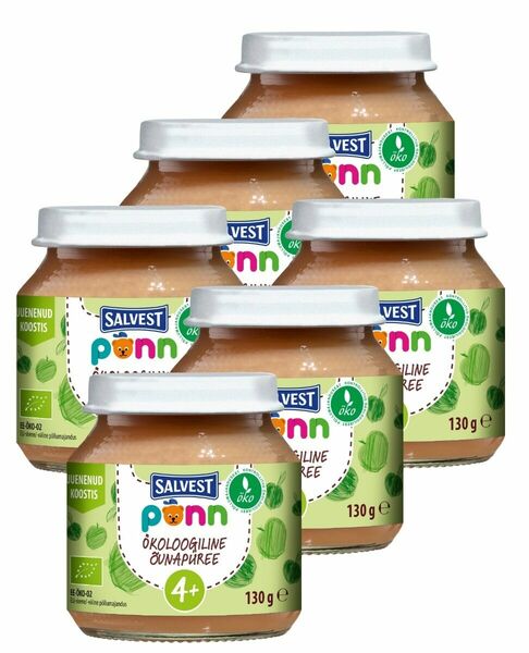 SALVEST Põnn BIO Jablko 100% 6x130 g porovnat ceny