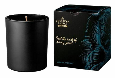 The Greatest Candle Vonná svíčka v černém skle Jasmínový zázrak170g porovnat ceny