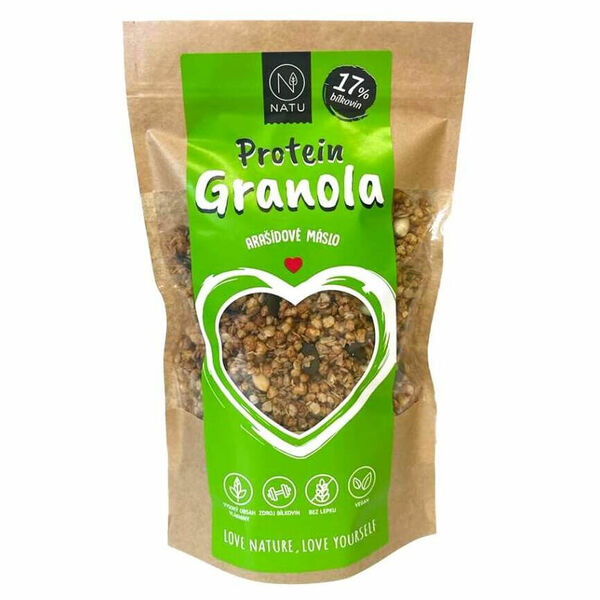 NATU Protein granola s arašídovým máslem 300 g porovnat ceny
