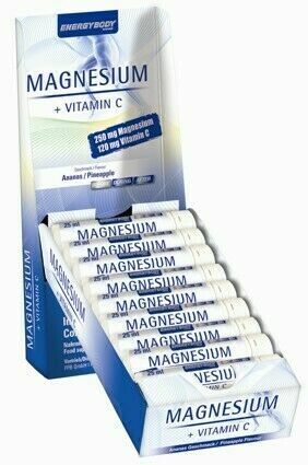 Energybody Magnesium Liquid + vitamín C Ananas 20 ampulí porovnat ceny