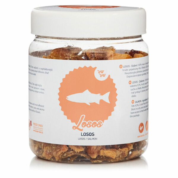 Raw Raw pochoutka mrazem sušené maso z Lososa 110g porovnat ceny