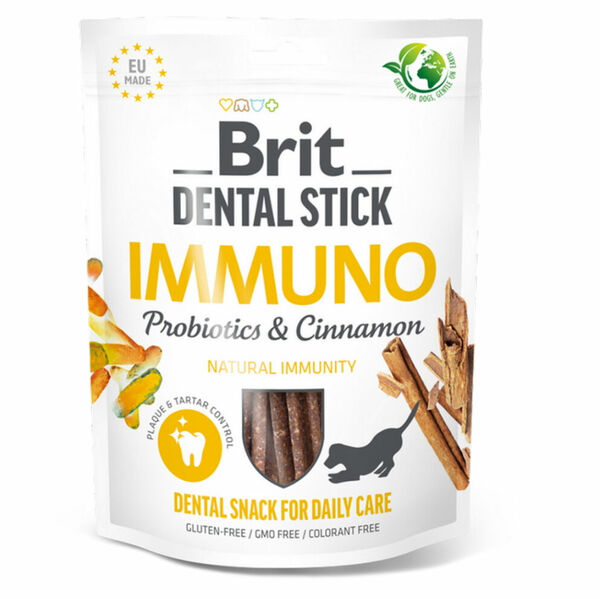 BRIT Dental Stick Immuno with Probiotics & Cinnamon 7 kusů porovnat ceny