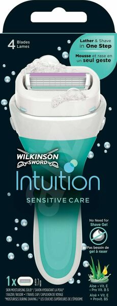 Wilkinson Sword Intuition Sensitive Care - Holicí strojek + náhradní hlavice 1ks porovnat ceny