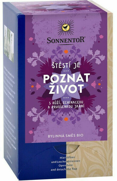 Sonnentor  Bio bylinná směs s kořením Poznat život 18x1,5g porovnat ceny