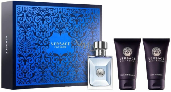Versace pour Homme Set Eau de Toilette 50ml + Hair&Body Shampoo 50ml + After Shave Balm 50ml porovnat ceny