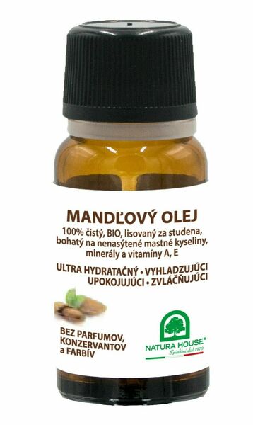 Natura House Mandlový olej BIO 10ml porovnat ceny