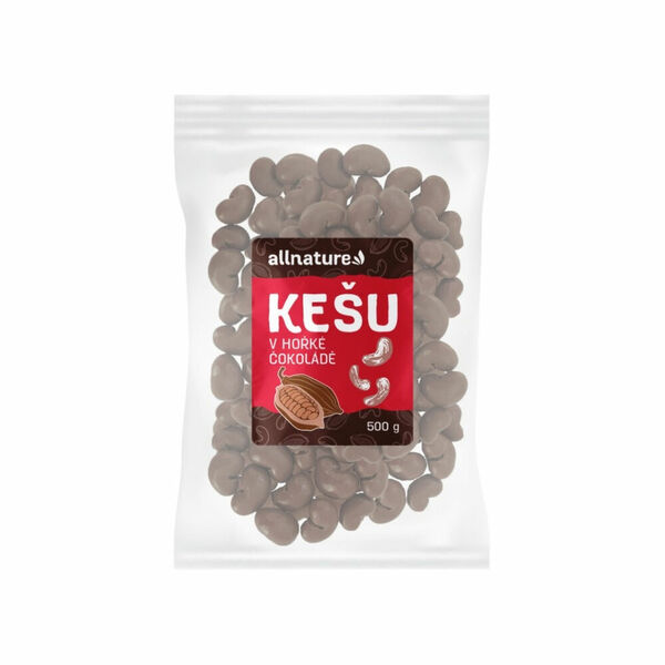 ALLNATURE Kešu v hořké čokoládě 500 g porovnat ceny