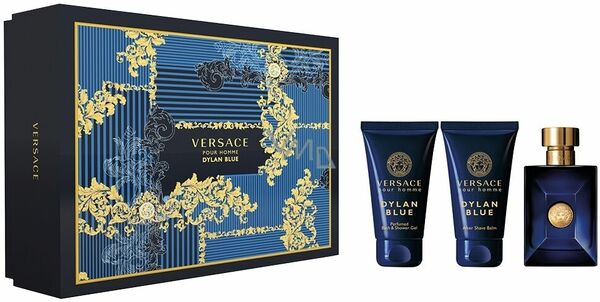Versace Dylan Blue Set Eau de Toilette 50ml + Bath&Shower Gel 50ml + After Shave Balm 50ml porovnat ceny