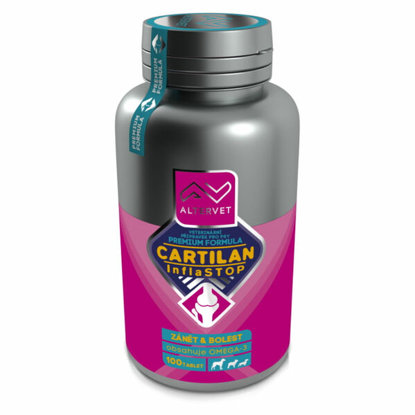 ALTERVET Cartilan inflastop na klouby pro psy 100 tbl porovnat ceny