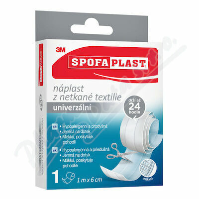 3m Spofaplast 154 náplast z netkané textilie 1mx6cm porovnat ceny
