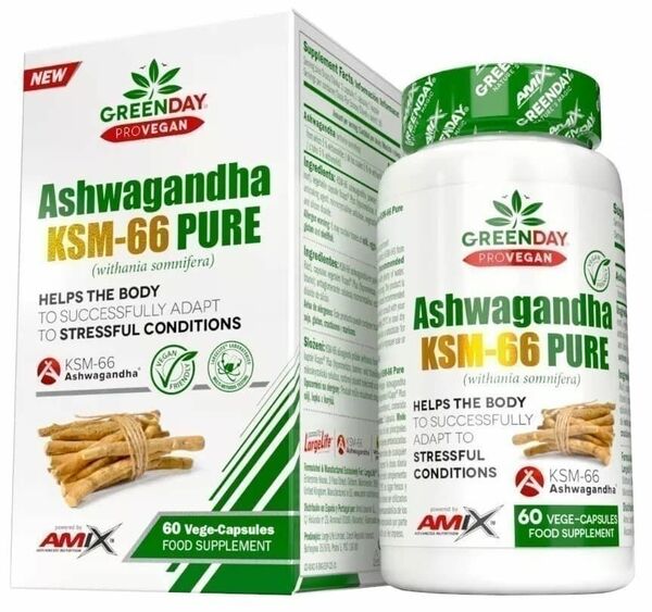 Amix ProVegan Ashwagandha KMS-66 Pure 60 kapslí porovnat ceny