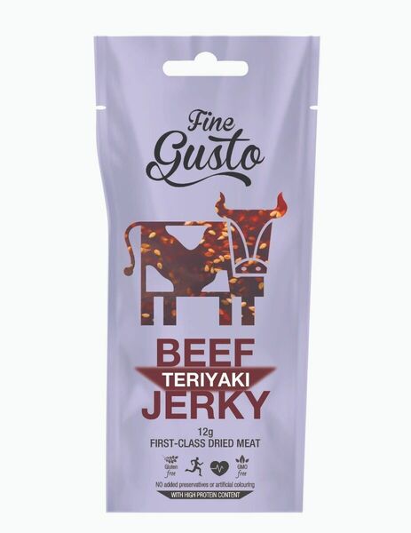 Fine Gusto Hovězí jerky teriyaki 12 g porovnat ceny