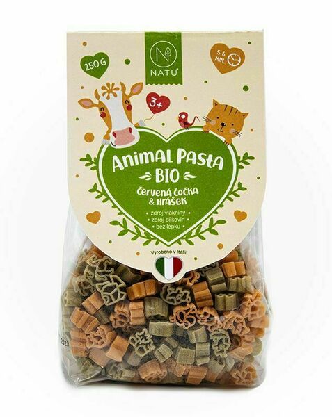 NATU Těstoviny z červené čočky & hrášku BIO 250 g porovnat ceny