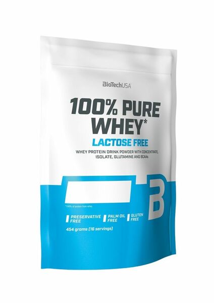Biotech USA 100% Pure Whey Lactose Free Jahoda 454g porovnat ceny