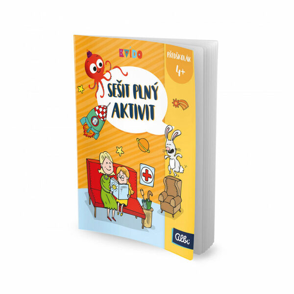 ALBI Kvído sešit plný aktivit 4+ porovnat ceny