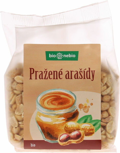 Bio*nebio Bio arašídy loupané pražené 200g porovnat ceny