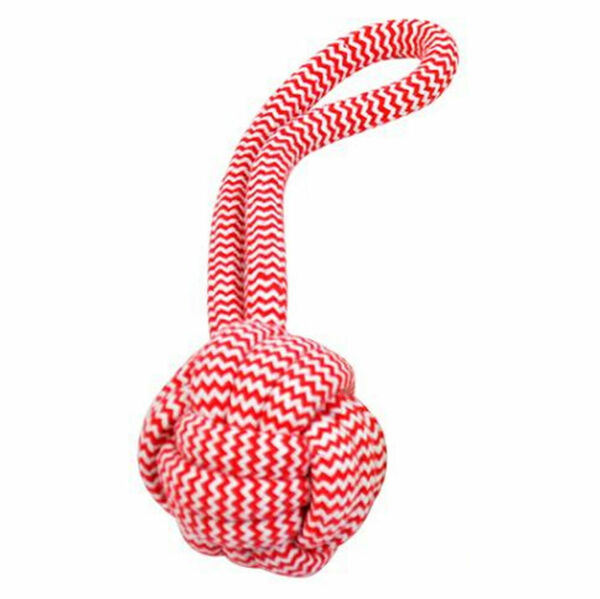 DUVO PLUS Hračka pro psy lanový uzel s poutkem 7,6 x 18 cm porovnat ceny