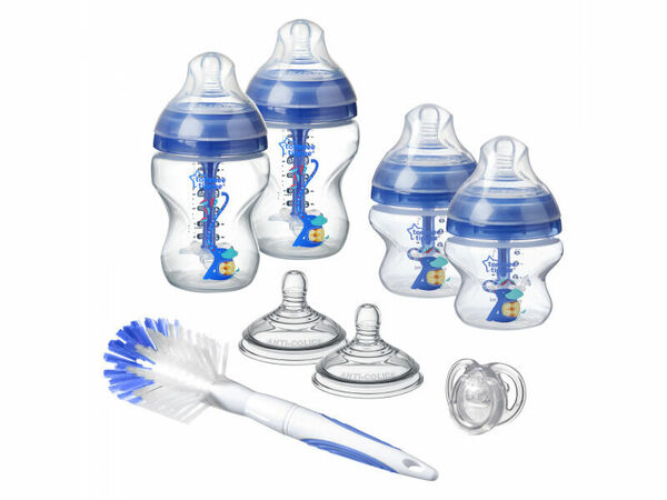 Tommee Tippee Sada kojeneckých lahviček C2N Anti-colic s kartáčem, blue porovnat ceny