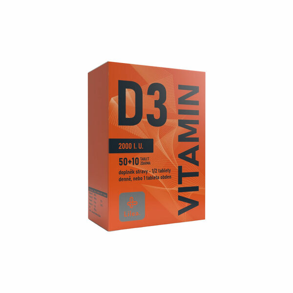 Lilia Vitamin D3 2000 I.U. 60 tablet porovnat ceny