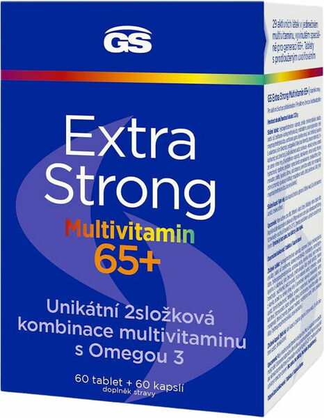 GS Extra Strong Multivitamin 65+, 60 tablet + 60 kapslí porovnat ceny