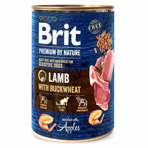 BRIT Premium by Nature Lamb & Buckwheat konzerva pro psy 400 g porovnat ceny