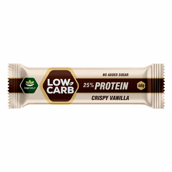 TOPNATUR Low Carb tyčinka proteinová crispy vanilla 40 g porovnat ceny