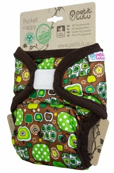 Petit Lulu All In One kapsová plena suchý zip - Jablečný mošt porovnat ceny