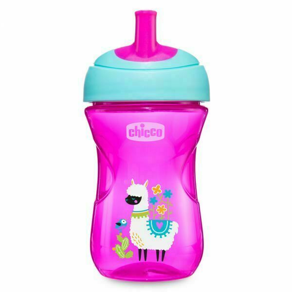 Chicco Hrneček Pokročilý s brčkem 266 ml, růžový 12m+ porovnat ceny