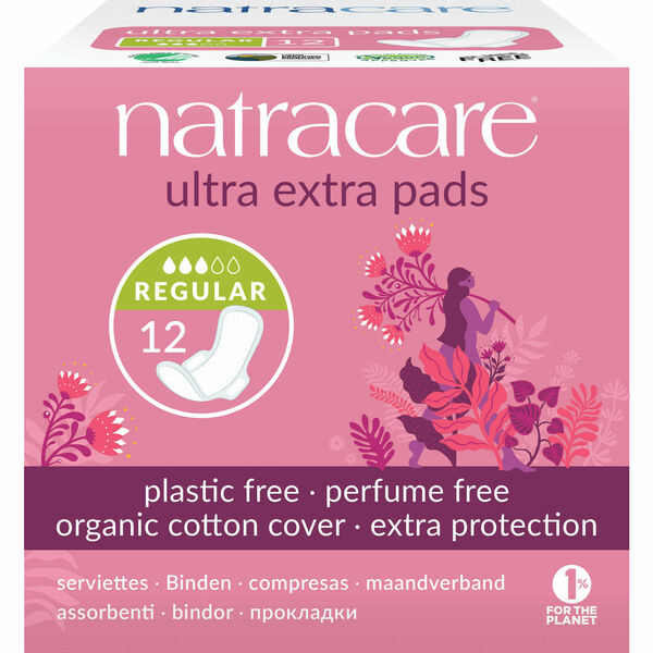 NATRACARE Menstruační vložky Ultra Extra NORMAL s křidélky 12ks porovnat ceny