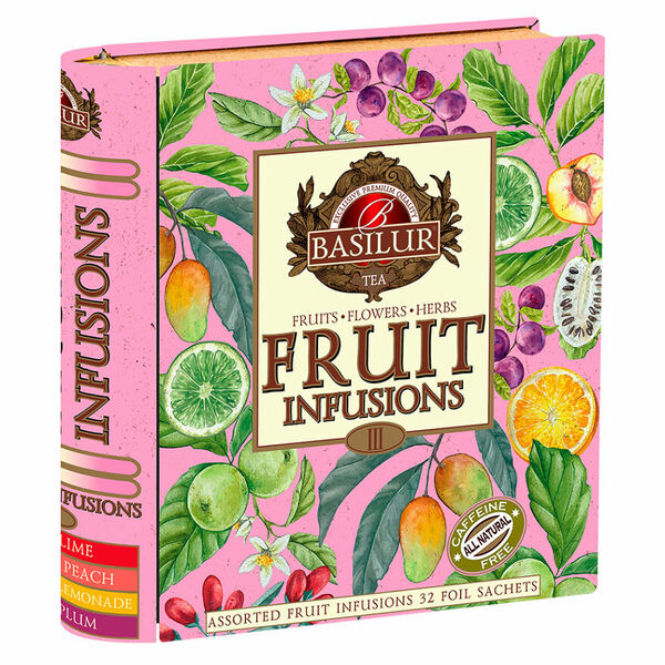 BASILUR Fruit infusions book assorted III ovocné čaje 32 sáčků porovnat ceny
