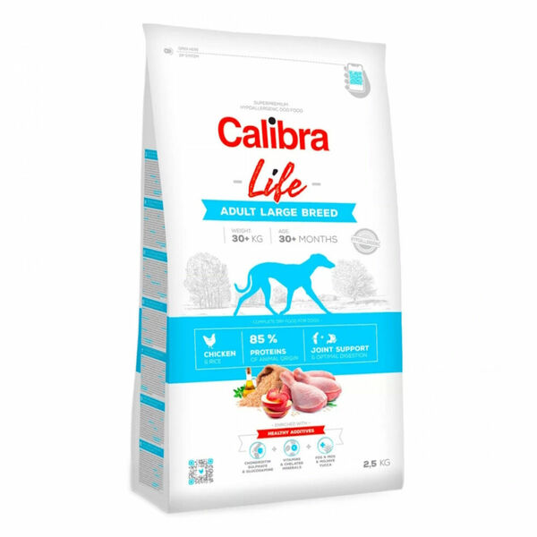 CALIBRA Life Adult Large Breed Chicken granule pro psy 1 ks, Hmotnost balení: 12 kg porovnat ceny