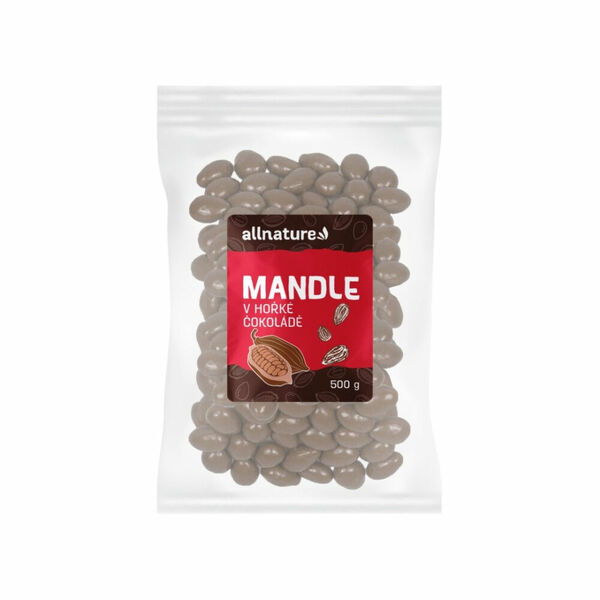 ALLNATURE Mandle v hořké čokoládě 500 g porovnat ceny