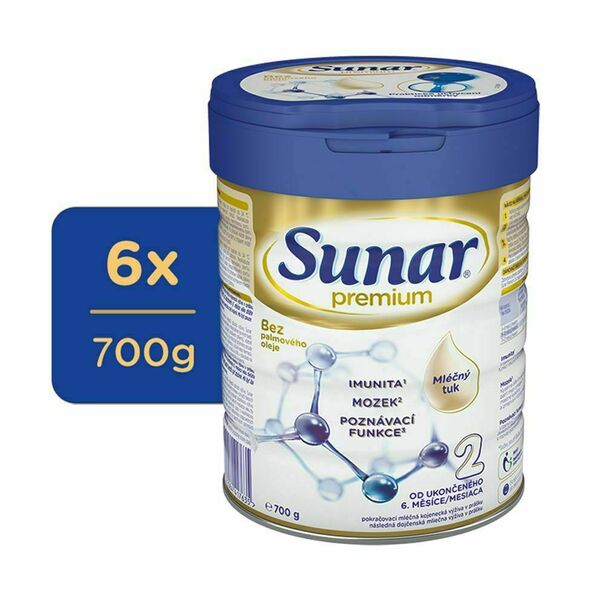 Sunar Premium 2 6x700 g porovnat ceny